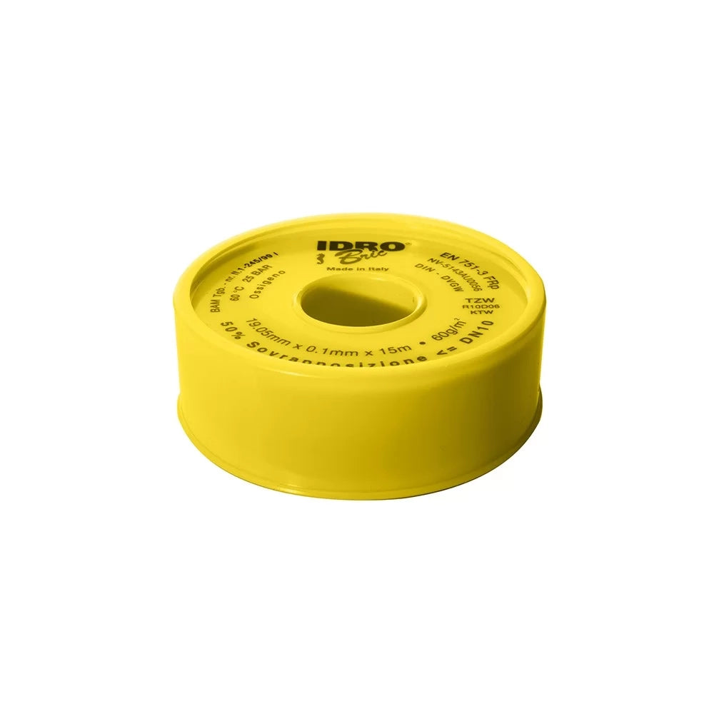 Nastro frp ptfe gas dvgw/ktw/bam 19mmx15mtx0x0,1 mm