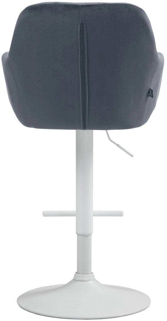Barhocker Natoma Samt weiЯ