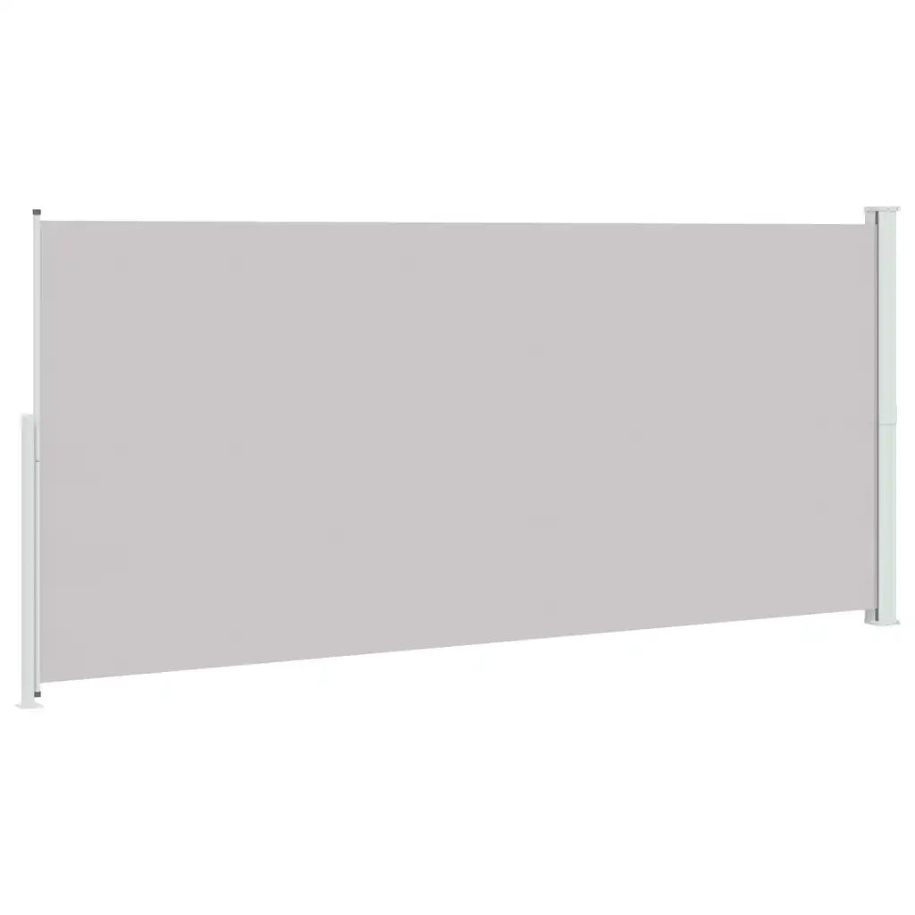 Tenda da Sole | Tenda laterale Retrattile per Patio 220x500 cm Grigia