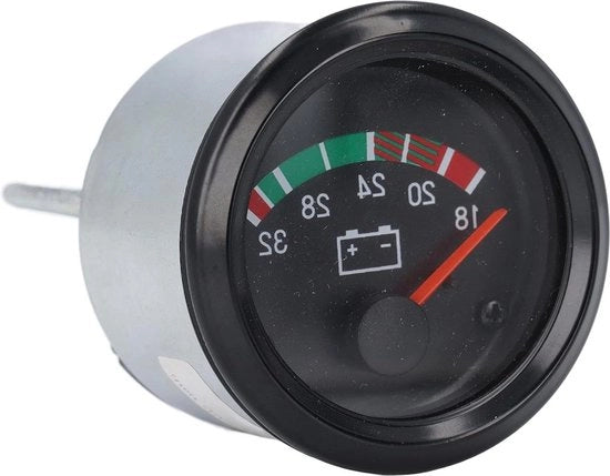 Multimetro 52 mm 24 V 18-32 V LED da alluminio lega - digitale - per motore diesel - auto - camion