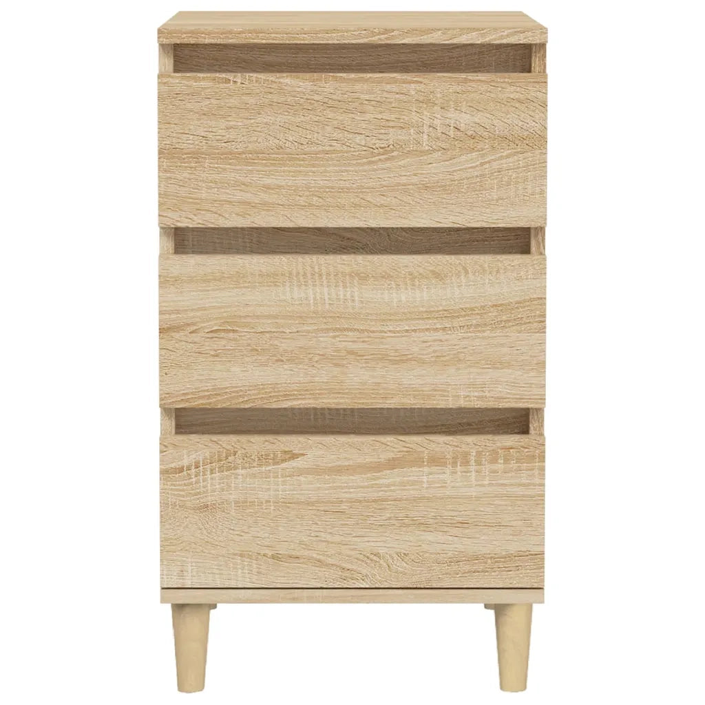 Comodino-Tavolino da notte Rovere Sonoma 40x35x70 cm in Legno Multistrato 608380