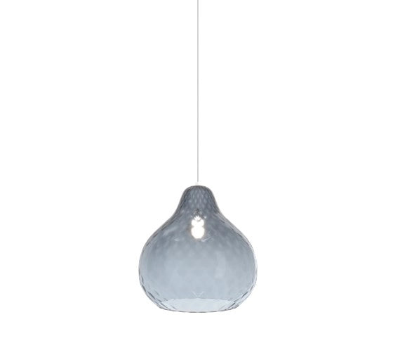 SOSP. OTTONE SATINATO 4 LUCI RETTANGOLARE VETRI (2 X PICCOLO + 2 X GRANDE) TUTTI ZAFFIRO 1191OS-S4 RMIX-ZA