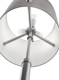 Piantana da Interno  E27 in Metallo Nickel Opaco