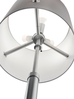 Piantana da Interno  E27 in Metallo Nickel Opaco