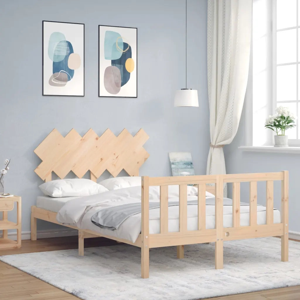 Giroletto senza Materasso-Struttura Letto 120x200 cm in Legno Massello di Pino 219133