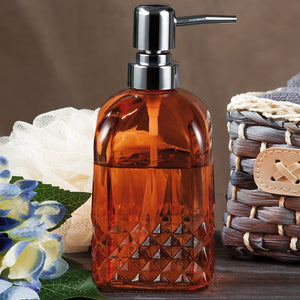 dispenser  vetro per  sapone  colori assortiti 50036 cod:ferx.2563