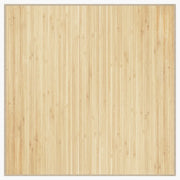 Tappeto del soggiorno | Tappeto Quadrato Naturale Chiaro 100x100 cm in Bamb¨´