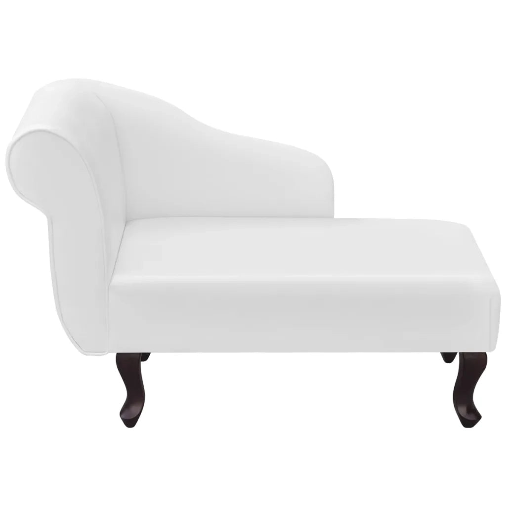 Sedia a Sdraio Bianca in Similpelle CFW7278700