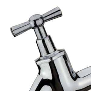 Rubinetto portagomma cromato 1/2