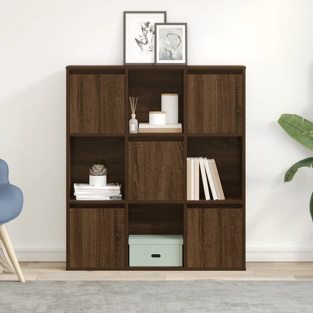 Libreria Rovere Marrone 89x24x101,5 cm in Legno Multistrato 860406