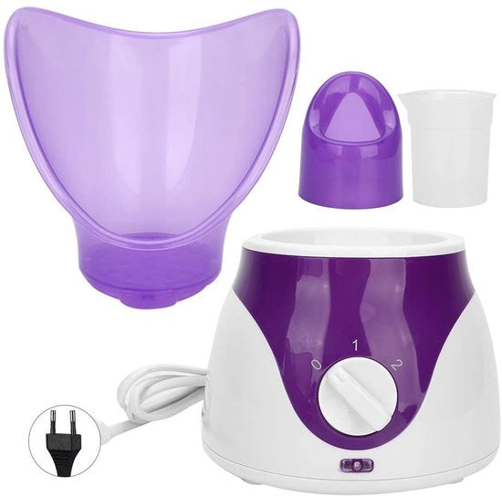 Dispositivo di vaporizzazione per il viso - spazzola di vapore morbida - vaporizzatore per il viso - copertura per il naso da vapore - copertura per il viso da vapore - pulizia dei pori - riduzione delle rughe