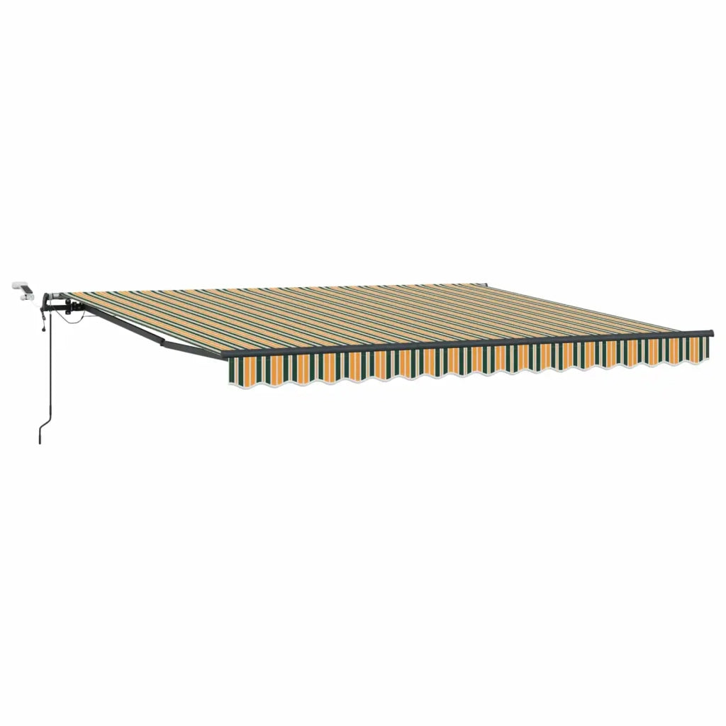 Tessuto per Tenda con Verde e giallo 400 × 350 cm Poliestere 3330838