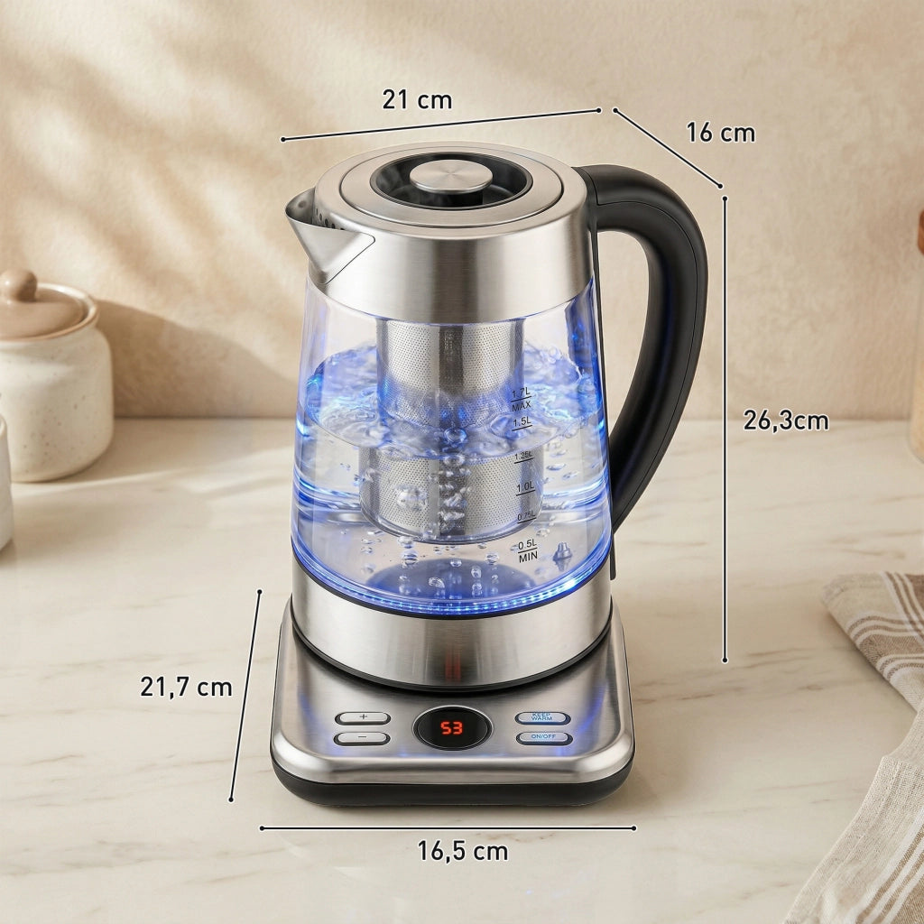 Bollitore Elettrico 1.7L ¨C Zephmum ¨C Bianco