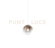 SOSPENSIONE 1 LUCE ATTACCO E27 IN VETRO BIG ECLIPSE D20CM BRONZO ROSONE ACQUISTABILE SEPARATAMENTE
