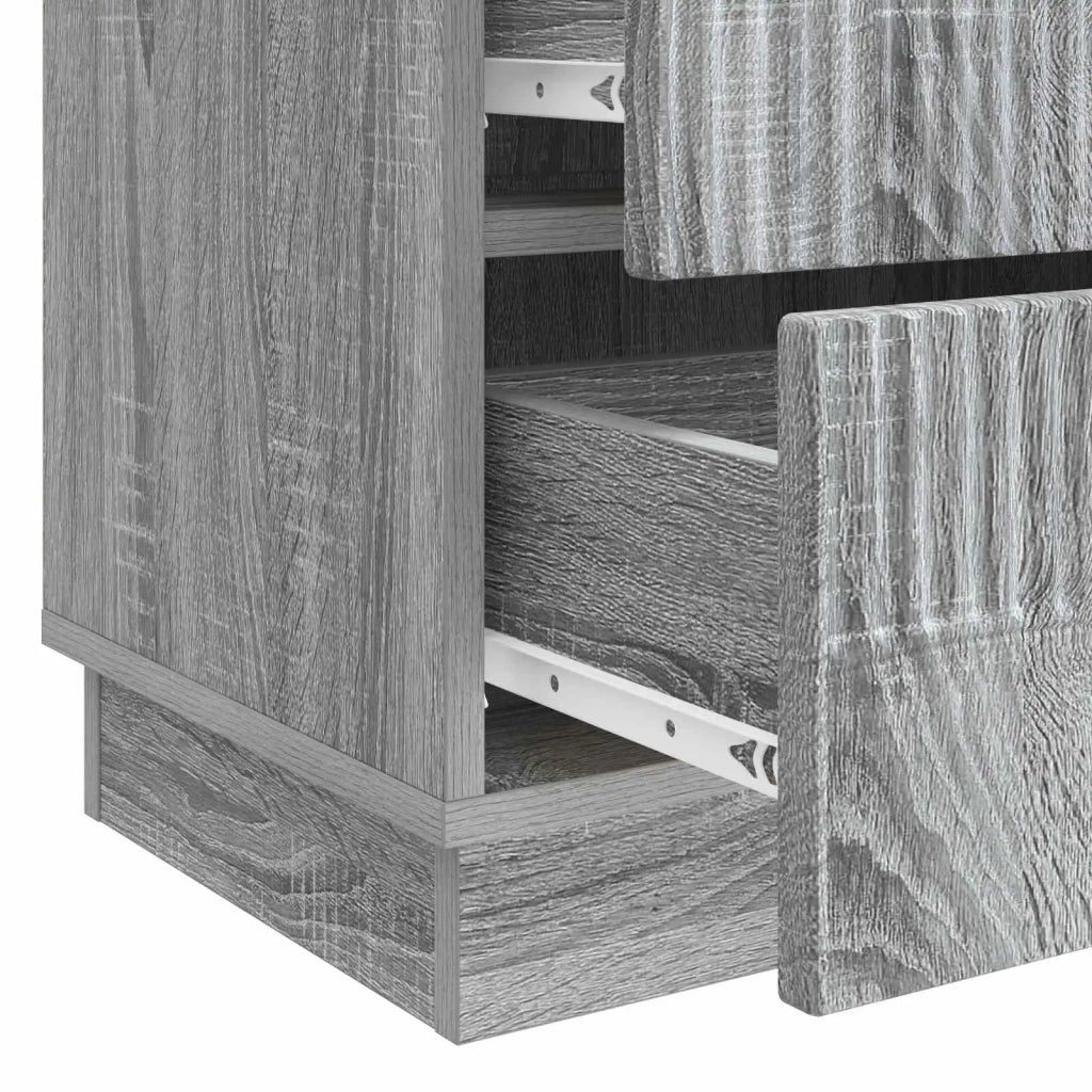 Armadio da Notte Grigio Sonoma 62 x 34,5 x 44,5 cm 895241