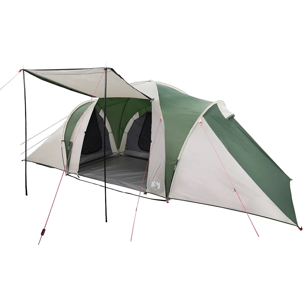 Tenda da Campeggio a Cupola per 6 Persone-Tenda per Escursionismo Verde Impermeabile 509873