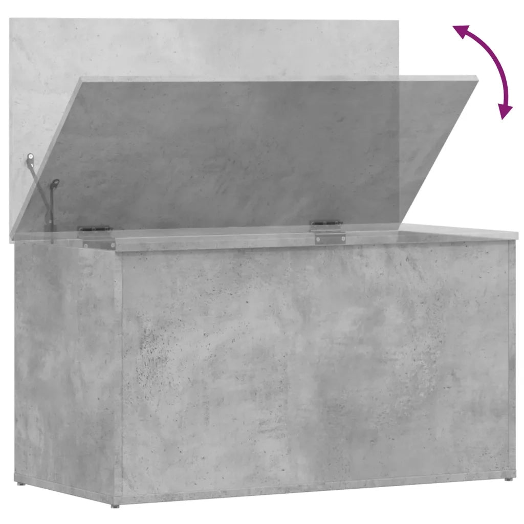Baule Grigio Cemento 84x42x46 cm in Truciolato cod mxl 52249