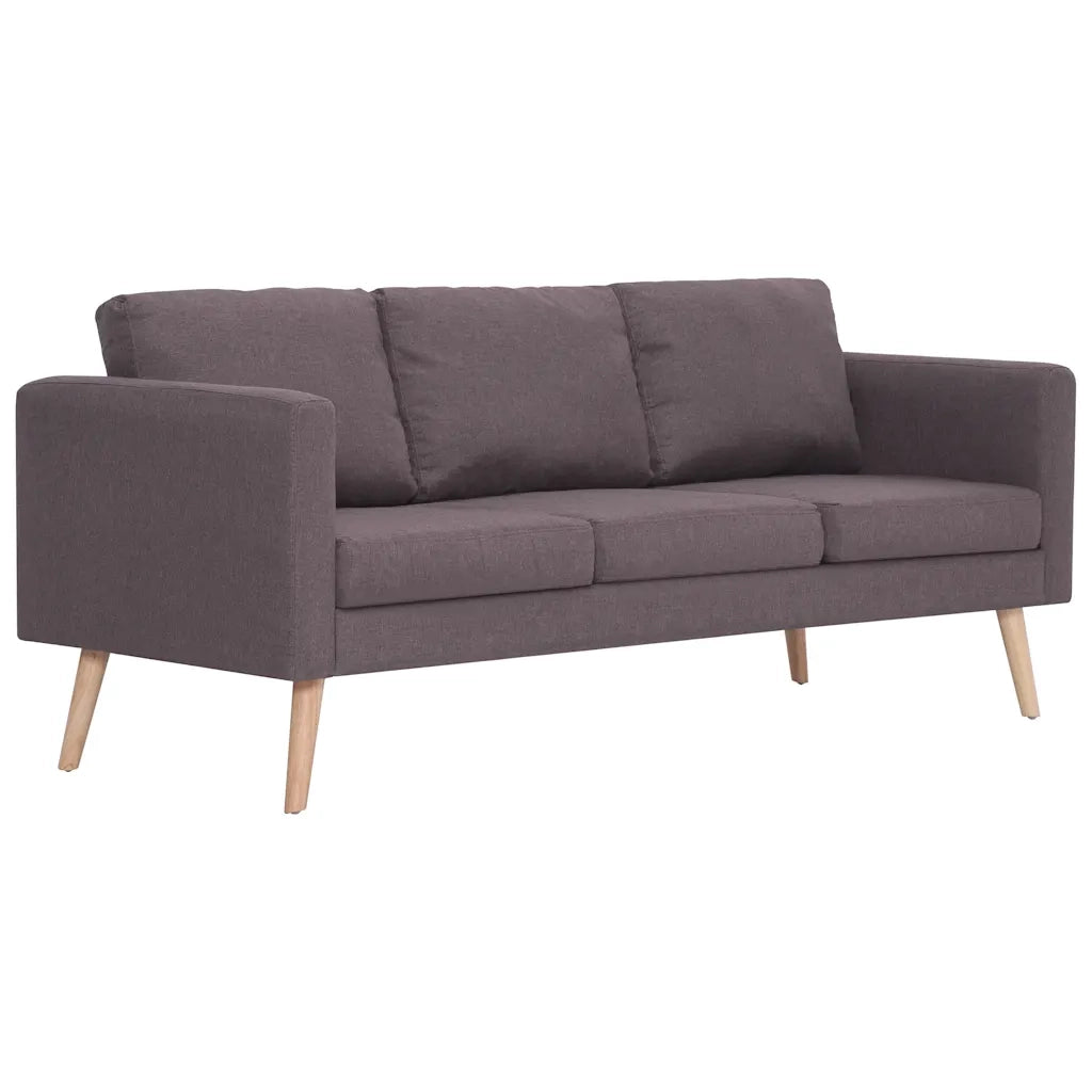 Divano a 3 Posti in Tessuto Grigio Talpa cod mxl 22943