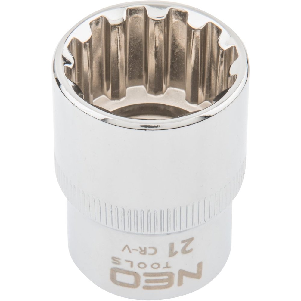 Topex 08-593 chiave a bussola sp spline 1/2, 21 mm ds