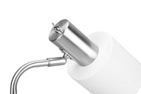 Piantana da Interno Attacco E27 in Metallo Bianco Opaco