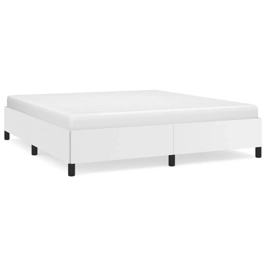 Giroletto-Struttura Letto Bianco 180x200 cm in Similpelle 233317