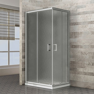 BOX DOCCIA EGO 77,5/78,5X97,5/98,5XH185CM STAMP.