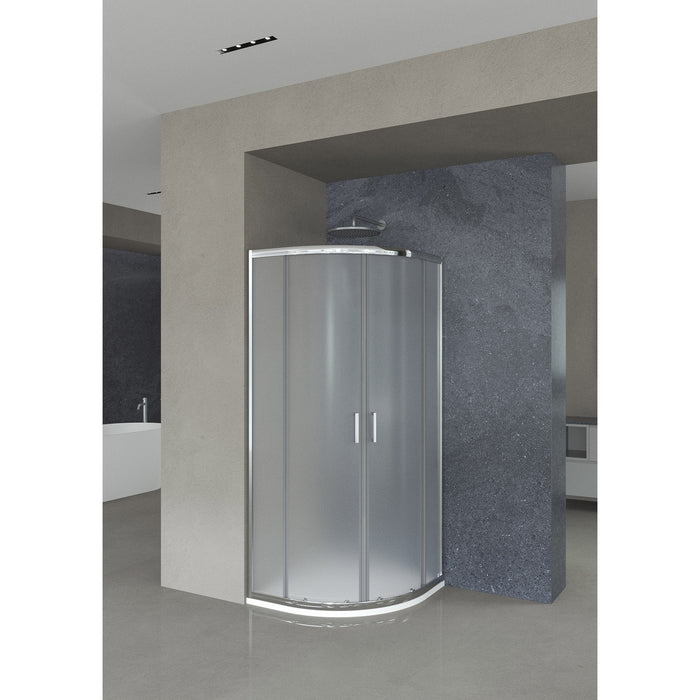 BOX DOCCIA EGO SEMICIRCOLARE 77,5/78,5CM STAMPATO