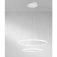 LAMPADARIO LED AXIS 70W D.80/60XH150CM 3-4-6500K.