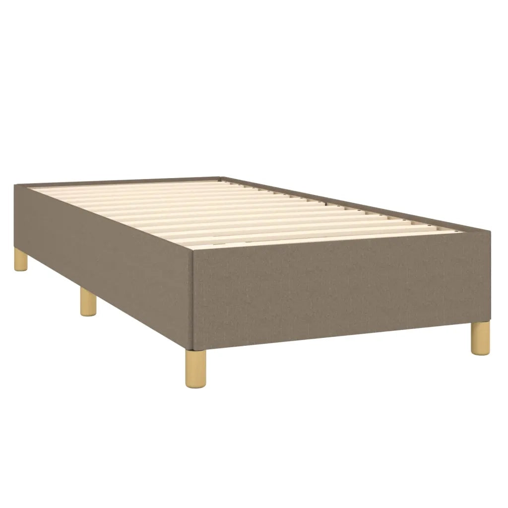 Giroletto a Molle con Materasso Tortora 90x190 cm in Tessuto 3128569