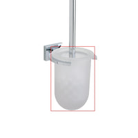 Bacinella di ricambio in vetro per porta scopino della serie Smart