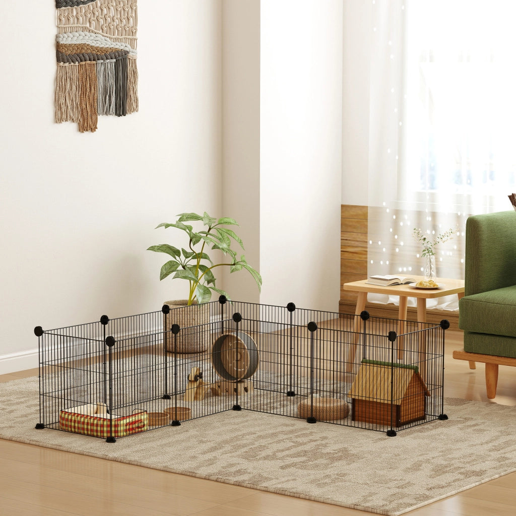 Recinto per animali domestici ¨C zephmum ¨C Nero 140x70x35 cm
