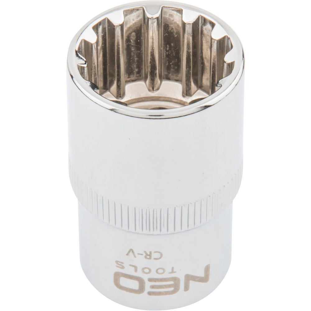 Topex 08-584 chiave a bussola sp spline 1/2, 12 mm ds