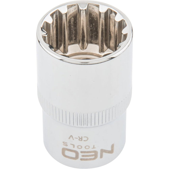 Topex 08-584 chiave a bussola sp spline 1/2, 12 mm ds