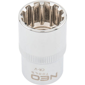 Topex 08-584 chiave a bussola sp spline 1/2, 12 mm ds