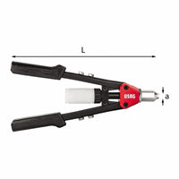 Rivettatrice manuale Usag 2,4 - 3,2 - 4,0 - 4,8 - 6,4 995 LA U09950004