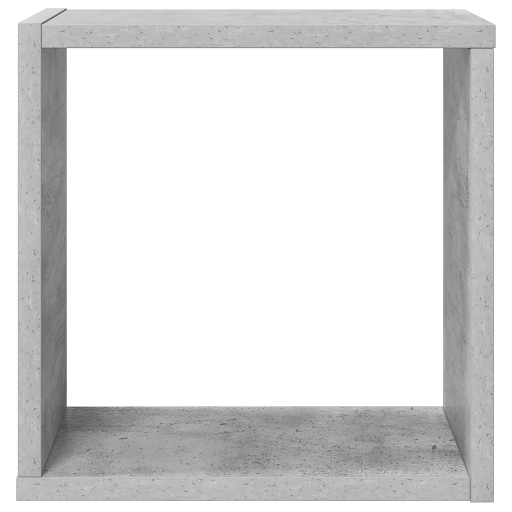 Mensole da Parete a Cubo 2 pz Grigio Cemento 30x15x30 cm cod mxl 56169
