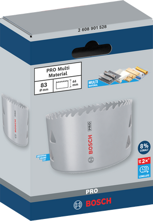 SEGA A TAZZA MULTIMATERIALE BOSCH PRO diametro 83 mm 2608901528