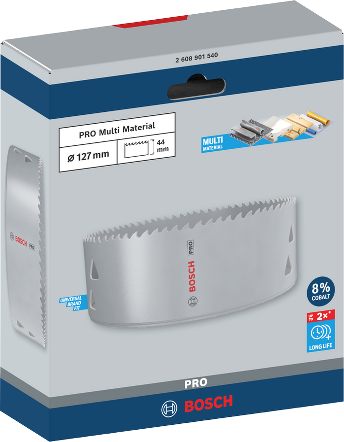 SEGA A TAZZA MULTIMATERIALE BOSCH PRO diametro 127 mm 2608901540