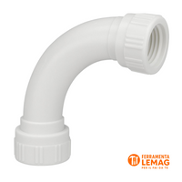 Curve 90° per tubi rigidi tipo tubo-tubo, raccordo ad innesto, resistenti