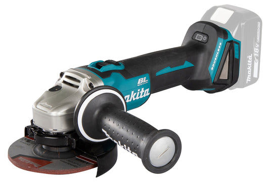 Smerigliatrice a batteria Makita disco 125mm brushless solo corpo DGA504ZJ