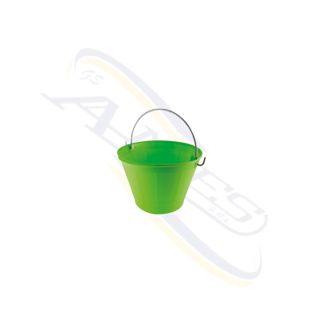 SECCHIO IN PLASTICA VERDE FLUO KAPRIOL