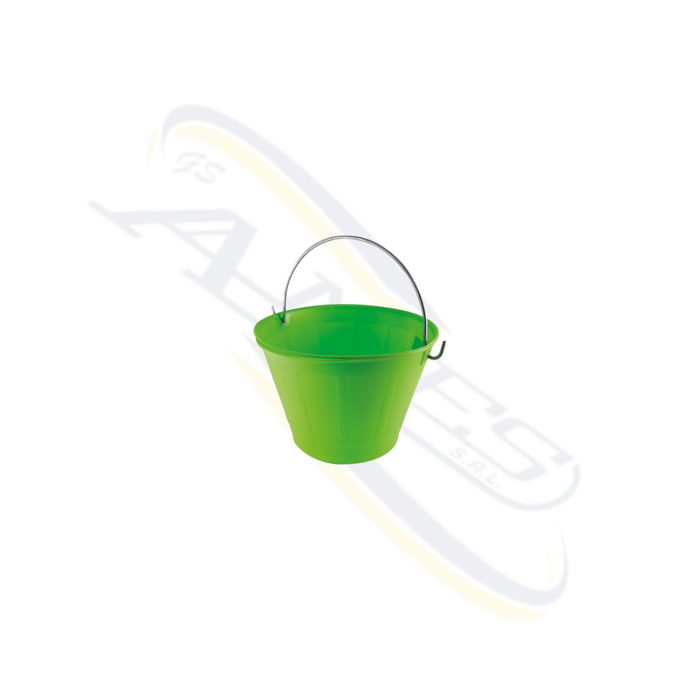 SECCHIO IN PLASTICA VERDE FLUO KAPRIOL