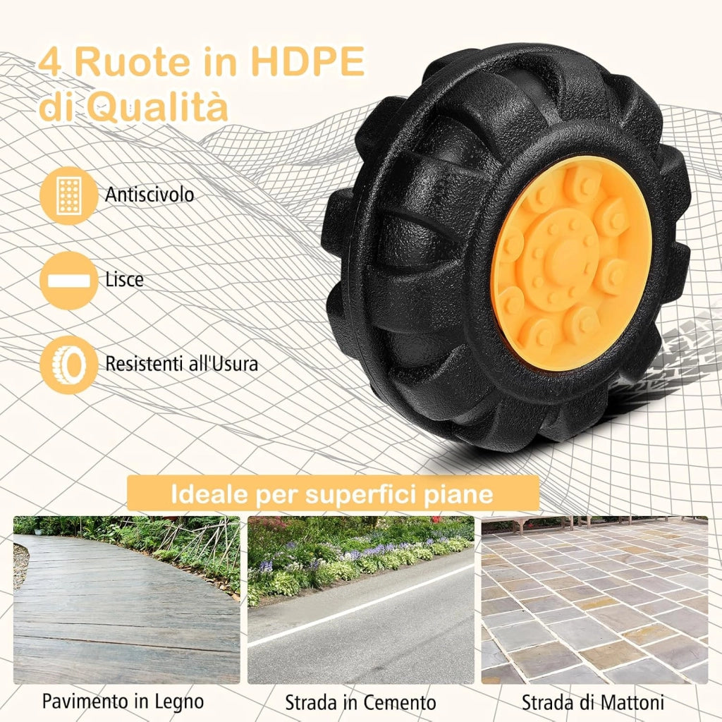 Escavatore Giocattolo Cavalcabile, Ruspa Elettrica Multifunzione con Suoni Realistici, Funzione Avanti e Dietro, Regalo per Bambini 3 Anni +, 85x45x30 cm (Stile 1)
