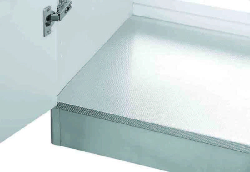 Mobile LAVATOIO in LEGNO a 2 ante - 60x50 (H.85) c/vasca in PP e asse LEGNO - CR - COL: CORTEN GRIGIO