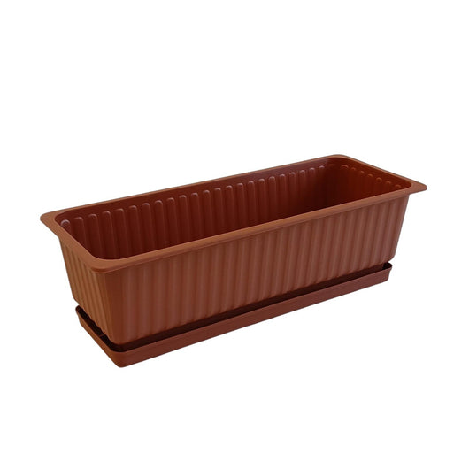 BALCONIERA TERRACOTTA 40X20XH16CM CON RISERVA