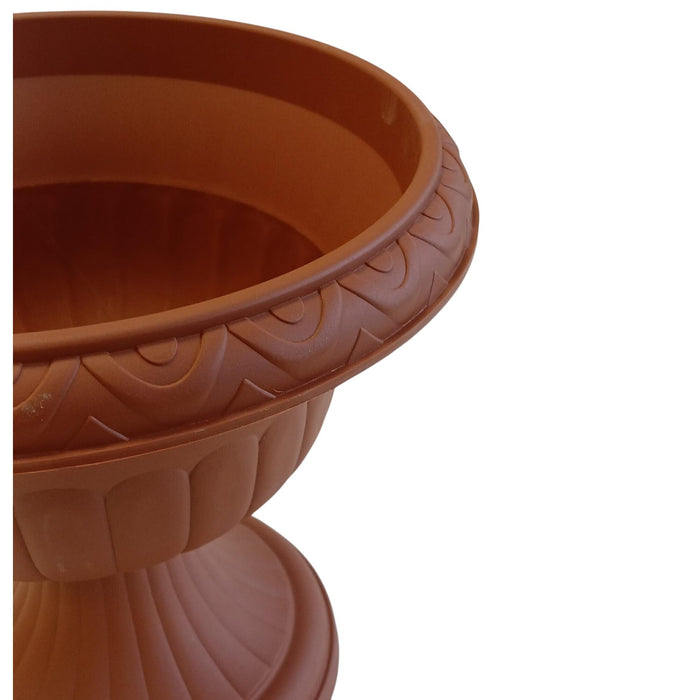 FIORIERA ATENE D.30XH28,5CM COLOR TERRACOTTA