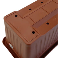 MAXICASSETTA ELLADE 100X43XH41CM COLOR TERRACOTTA