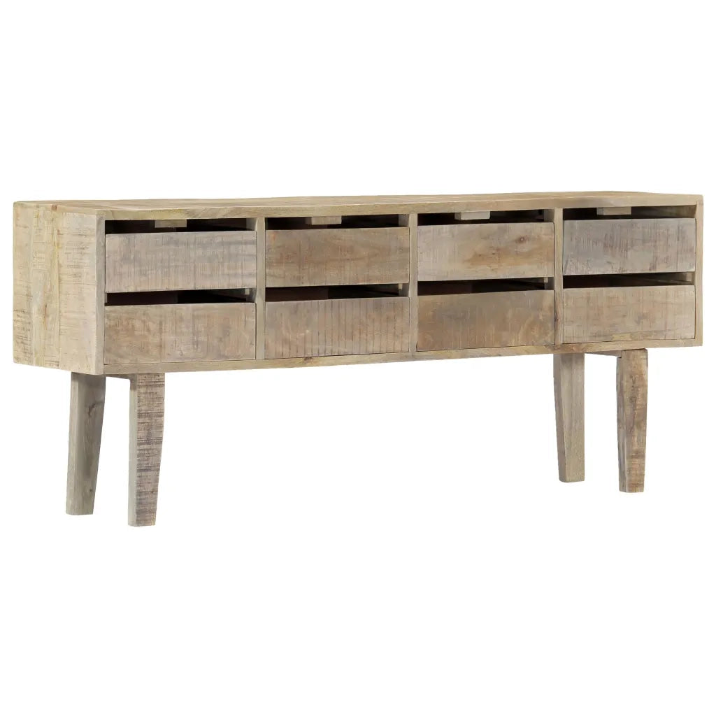 Credenza | Madia | Buffet da pranzo | Armadio da pranzo 140x30x60 cm in Legno Massello di Mango