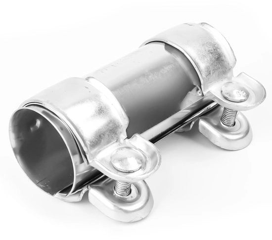 Fissatore per tubi in acciaio inossidabile - Doppia presa - Connettore di tubo 45 mm - Corrosione resistente - Sistema di scarico - Alta durezza - Fissatore di scarico di tubo