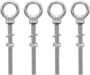 Occhioni - Viti per fissaggio - Acciaio inox - Duraturo e resistente alla corrosione - M10 x 120 mm - Adatto per fissaggio di ...